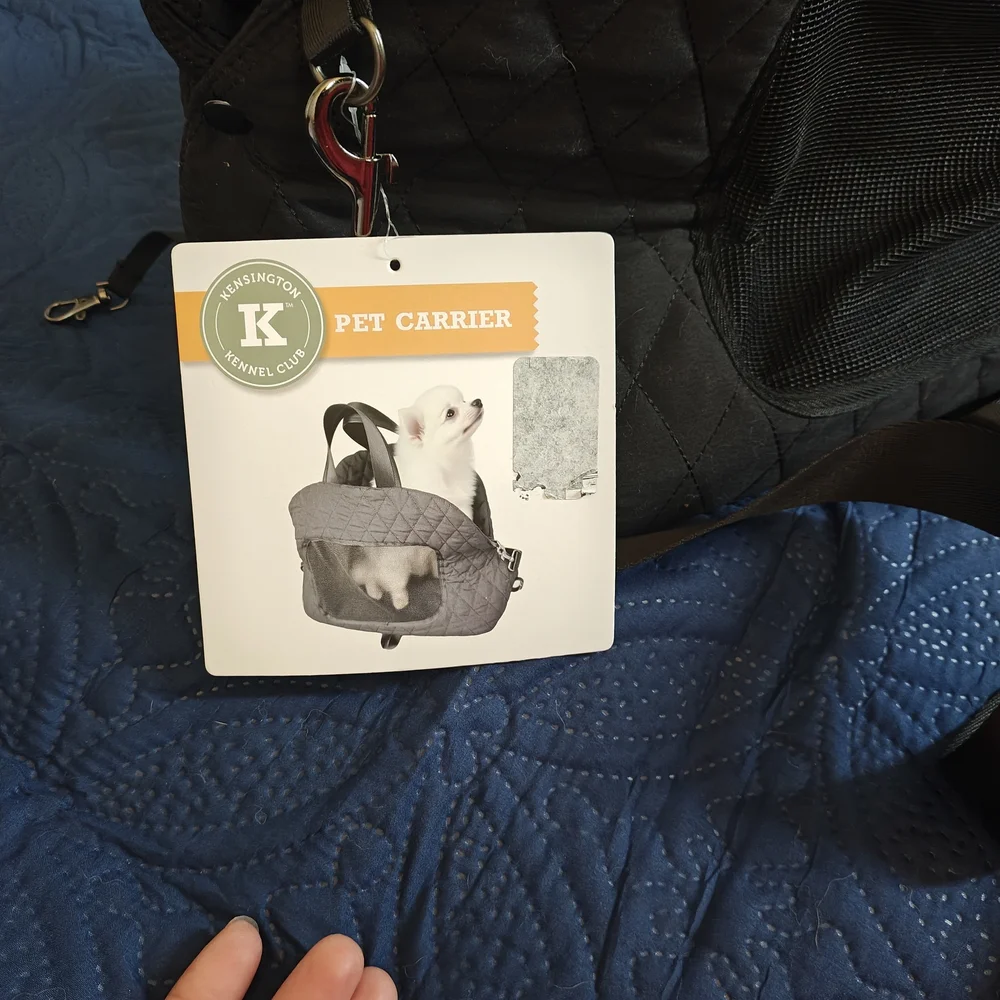 padded pet carrier bag. This bag